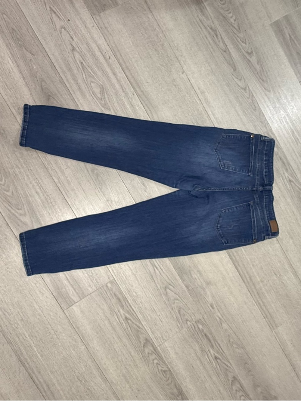 Judy Blue Women's Straight Leg Jeans in Dark Blue Wash - Picture 5 of 7